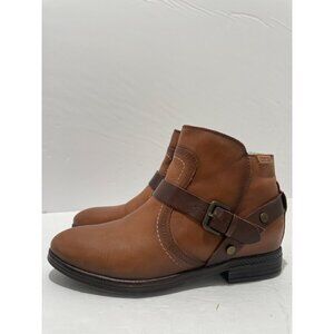 Pikolinos Shoes Womens Ordino Leather Casual Ankle Booties with Harness size 37